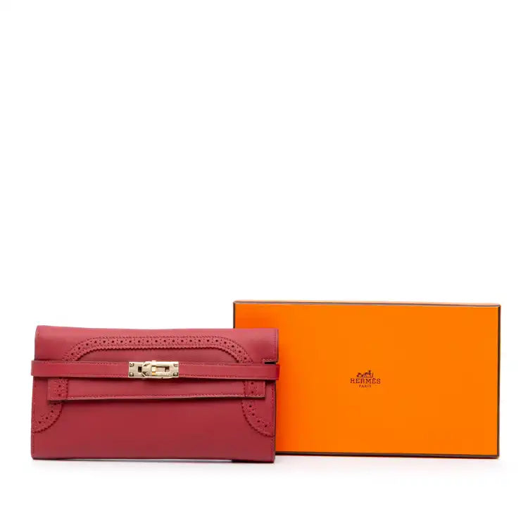 Hermès Swift Ghillies Kelly Longue Wallet