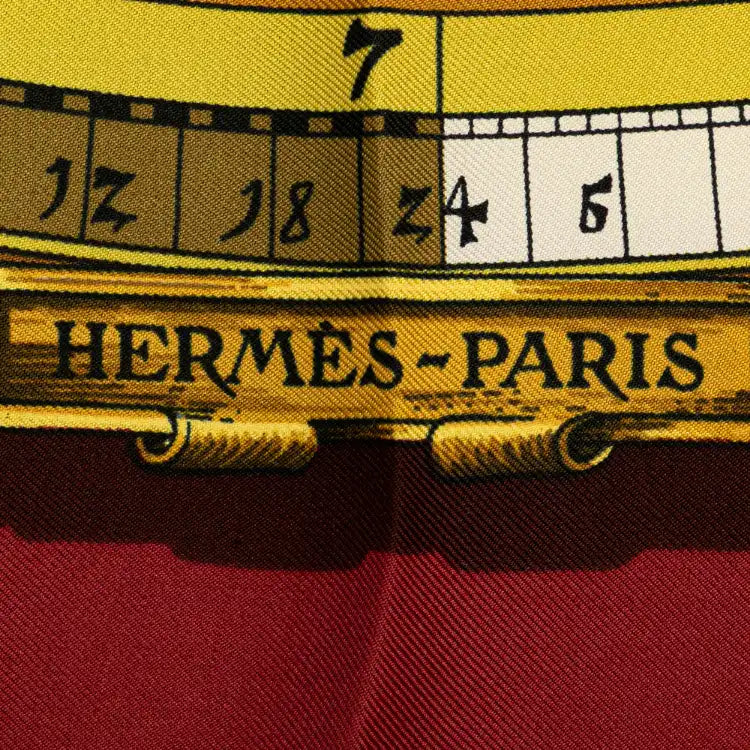 Hermès Astrologie Dies et Hore Silk Scarf 90