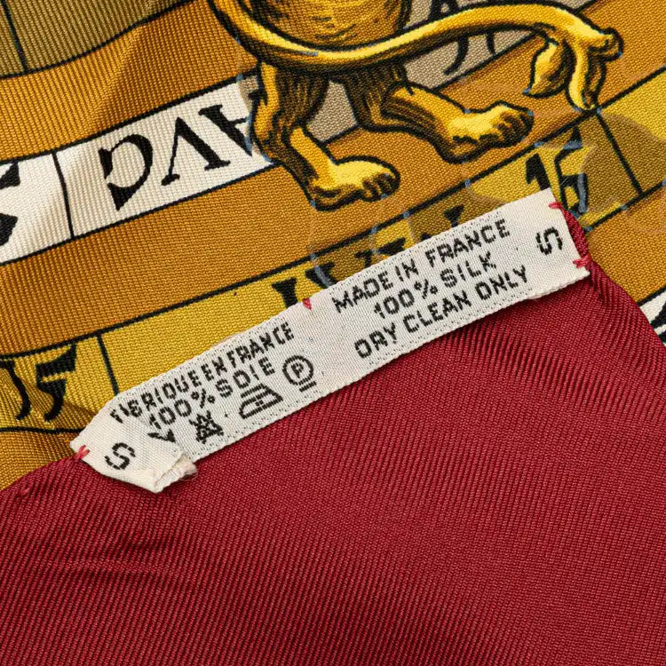 Hermès Astrologie Dies et Hore Silk Scarf 90