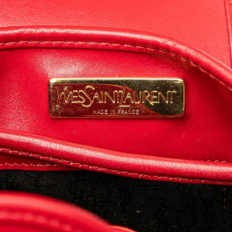 Yves Saint Laurent Coated Canvas Bucket Bag