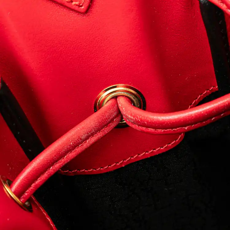 Yves Saint Laurent Coated Canvas Bucket Bag