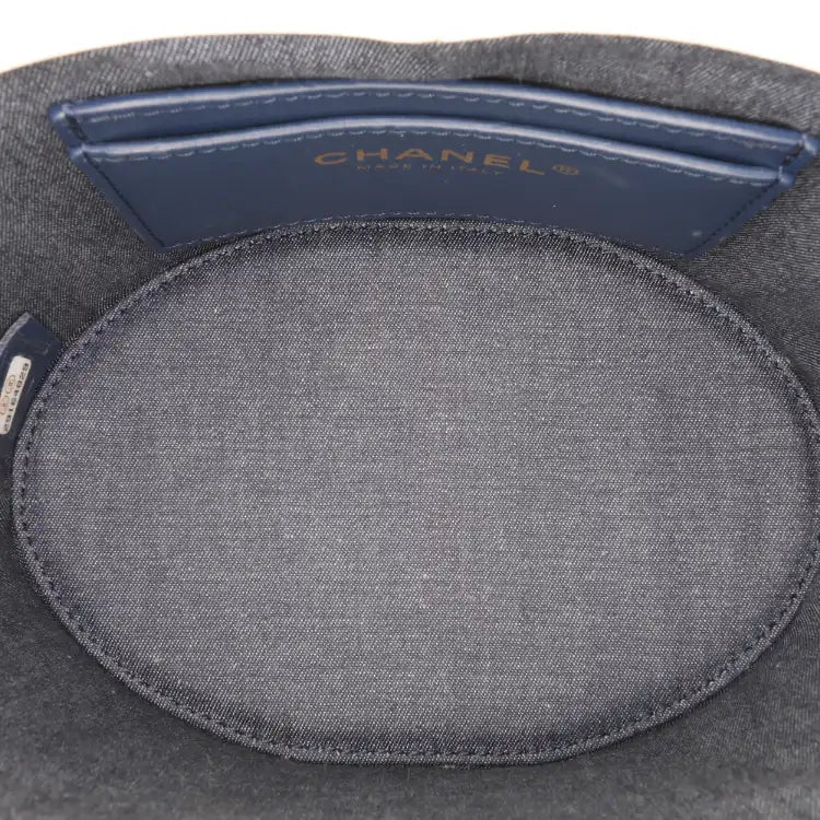 Chanel CC Lambskin Elegant Chain Vanity Case