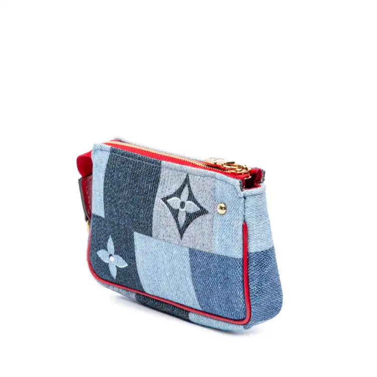 Louis Vuitton Micro Monogram Denim Patchwork Pochette Accessoires