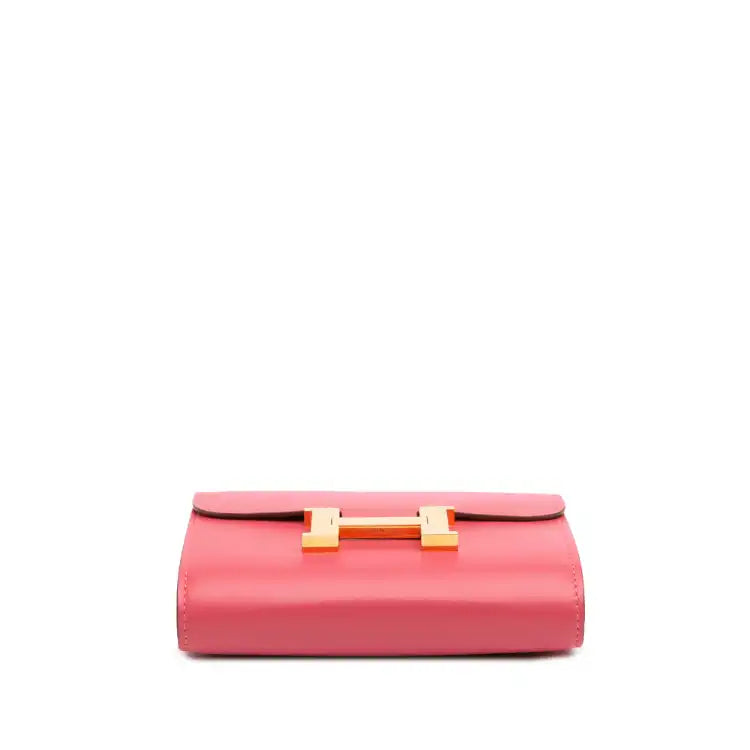 Hermès Tadelakt Constance Compact Wallet