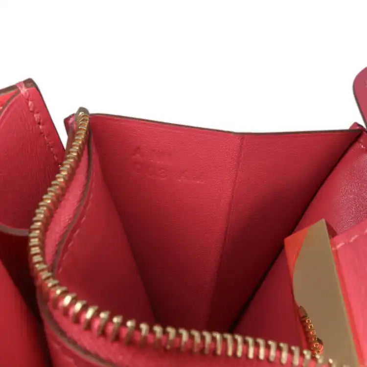 Hermès Tadelakt Constance Compact Wallet