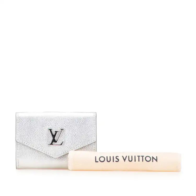 Louis Vuitton Leather Lockmini Wallet