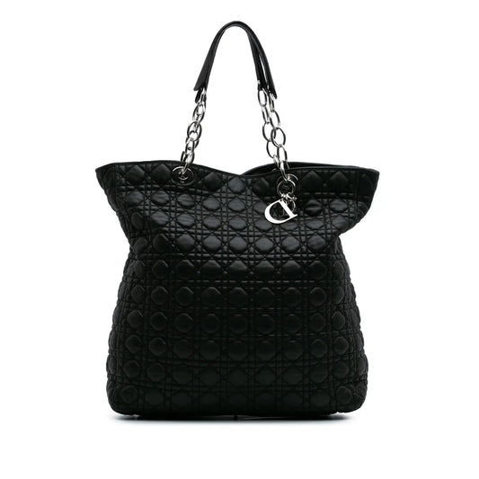 Lady Dior Lambskin Cannage Soft Shopping Tote