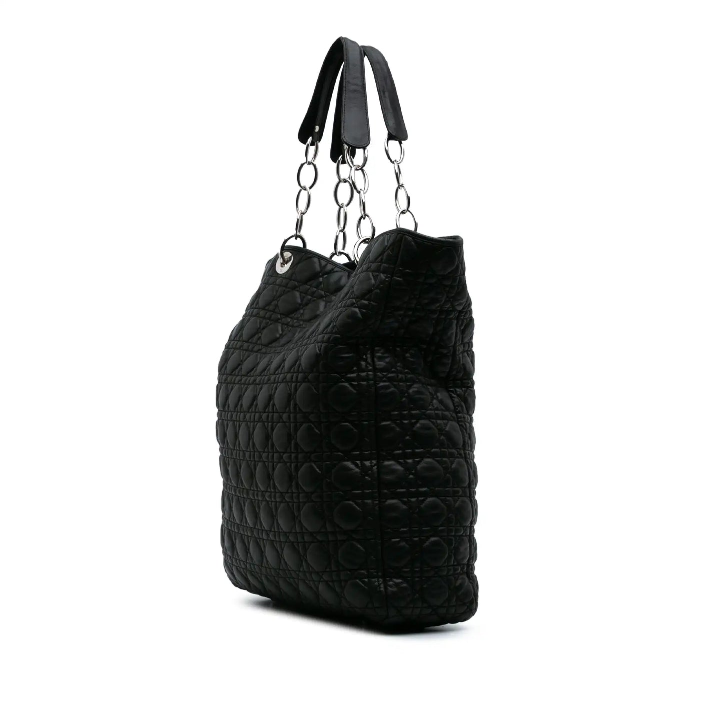Lady Dior Lambskin Cannage Soft Shopping Tote
