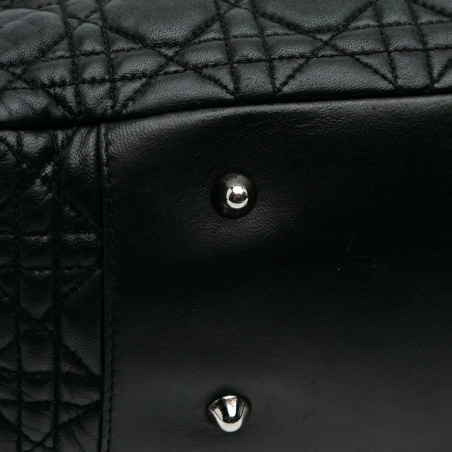Lady Dior Lambskin Cannage Soft Shopping Tote