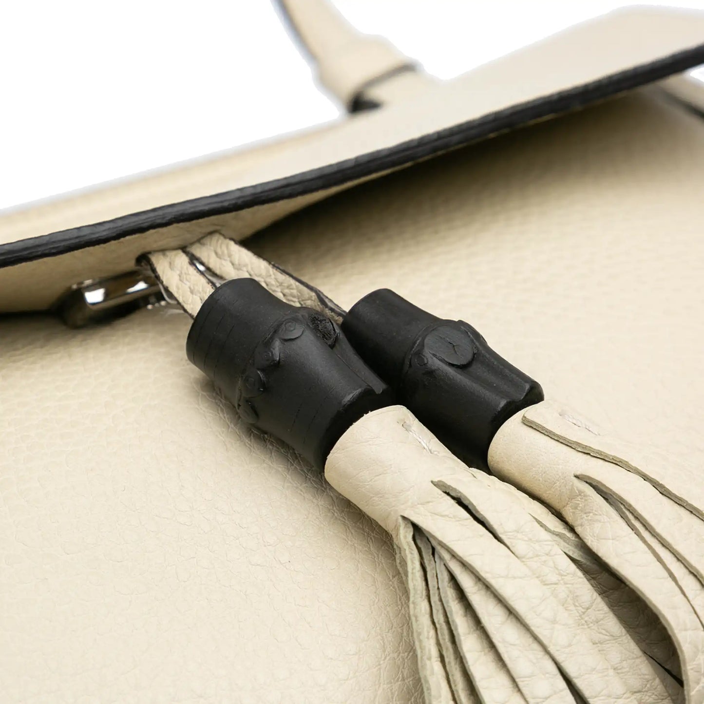 Gucci Medium Leather Bamboo Daily Crossbody