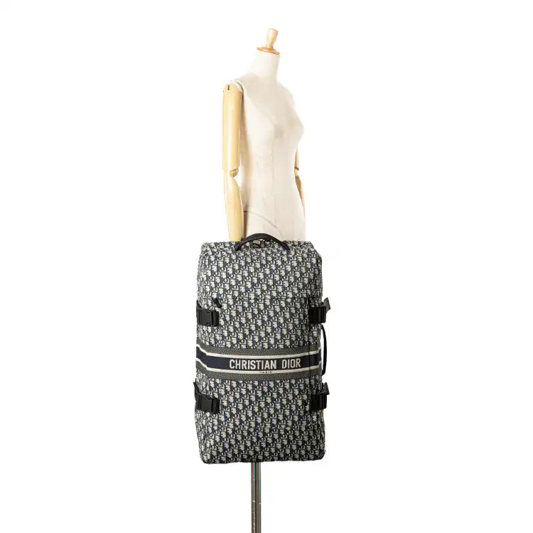 Dior Small Oblique Canvas Diortravel Suitcase