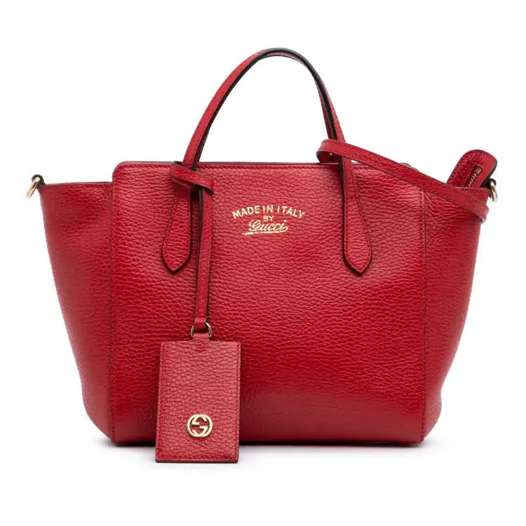 Gucci Mini Leather Swing Satchel