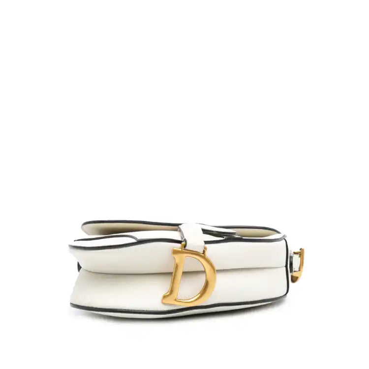 Dior Mini Grained Calfskin Saddle Bag