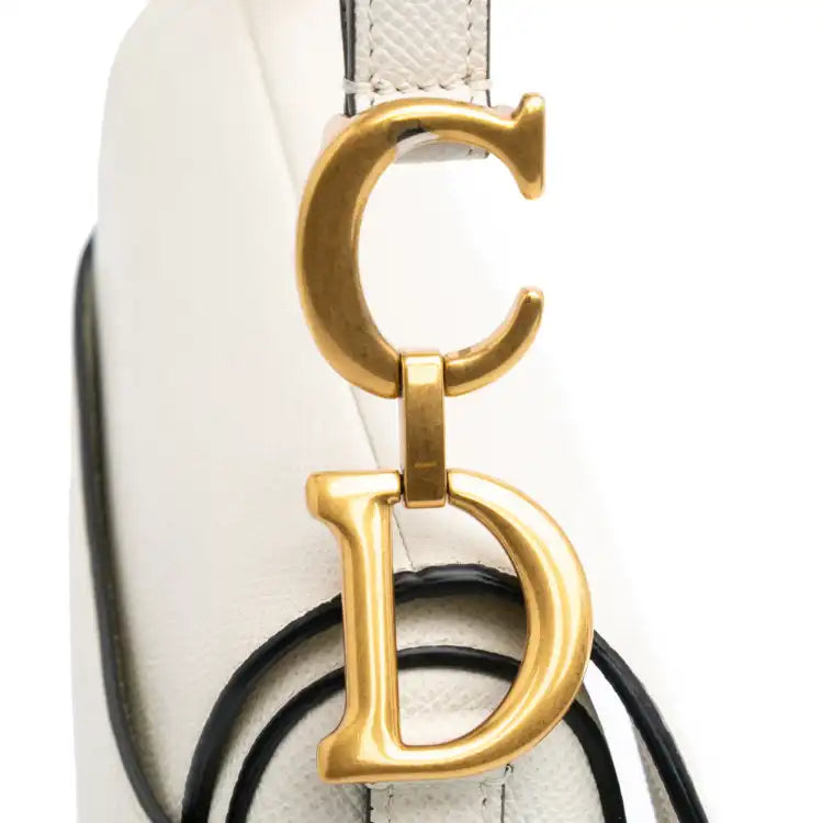 Dior Mini Grained Calfskin Saddle Bag