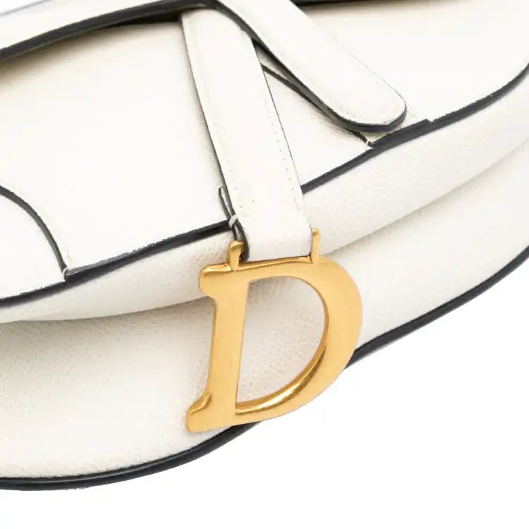 Dior Mini Grained Calfskin Saddle Bag