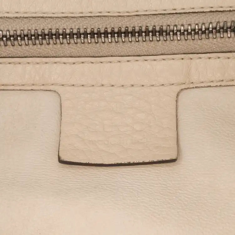 Gucci Medium Pebbled Calfskin Icon Bit Satchel