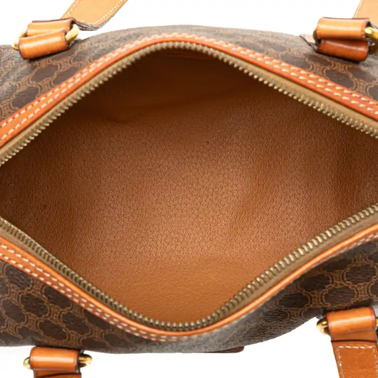 Celine Macadam Coated Canvas Boston Bag