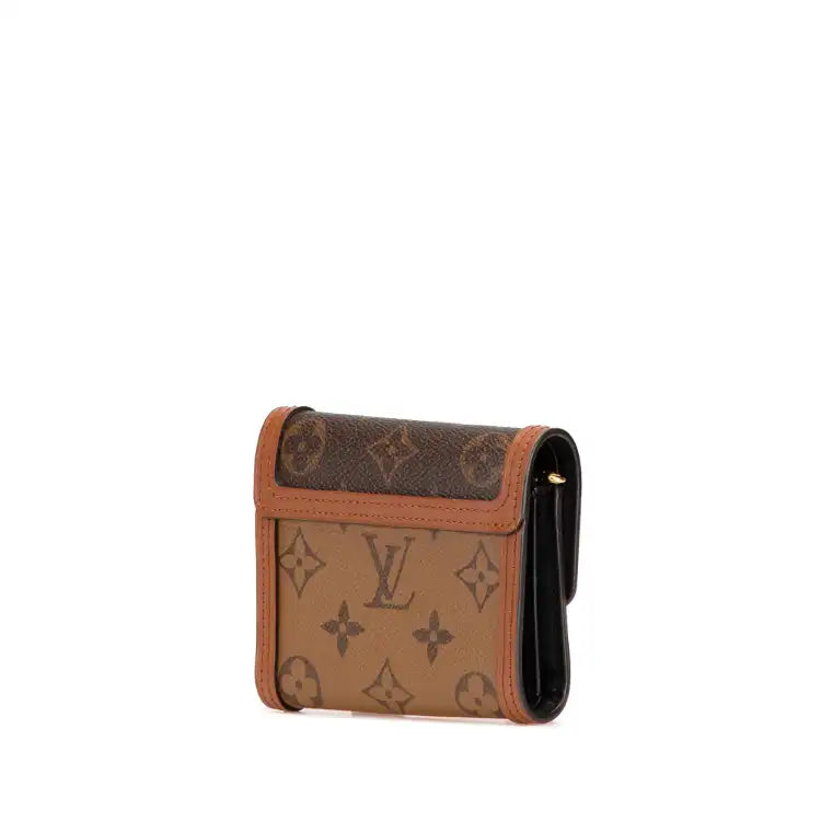 Louis Vuitton Monogram Reverse Dauphine Compact Wallet