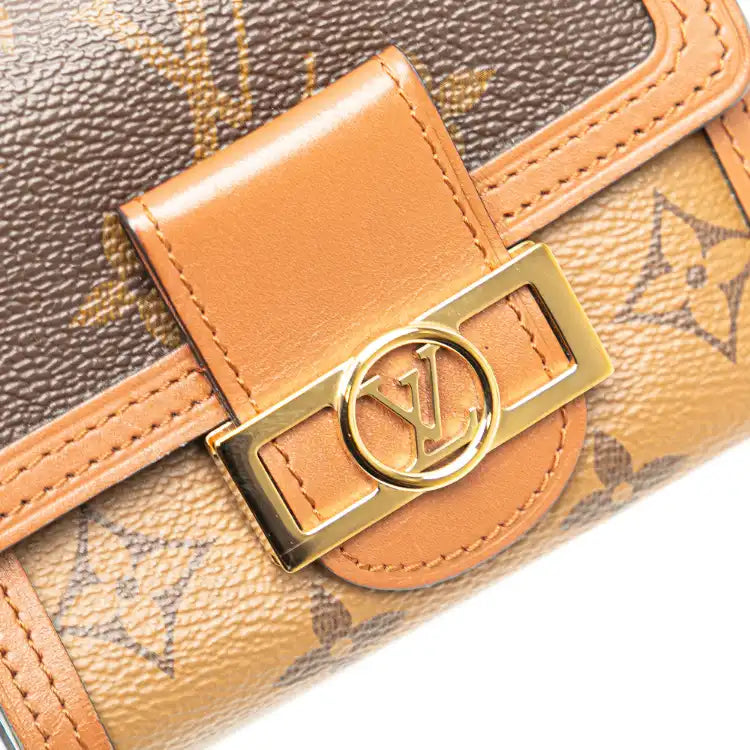 Louis Vuitton Monogram Reverse Dauphine Compact Wallet