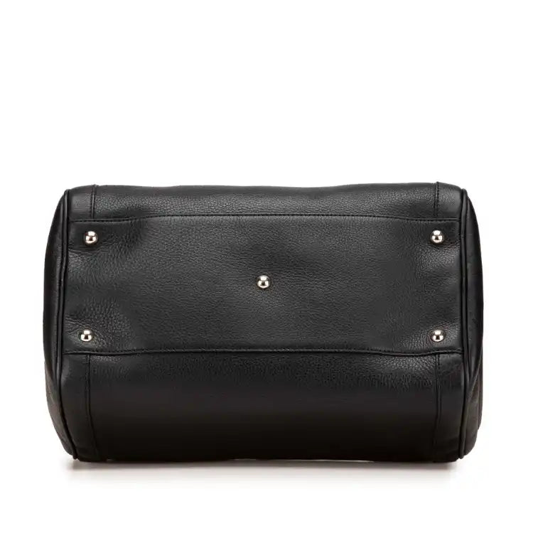 Gucci Medium Pebbled Calfskin Soho Boston Bag