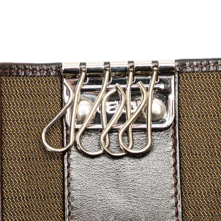Fendi Zucca Canvas Key Holder