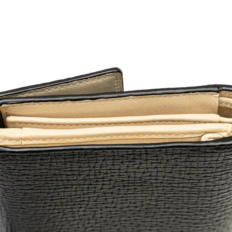 LOEWE Anagram Grained Calfskin Long Wallet