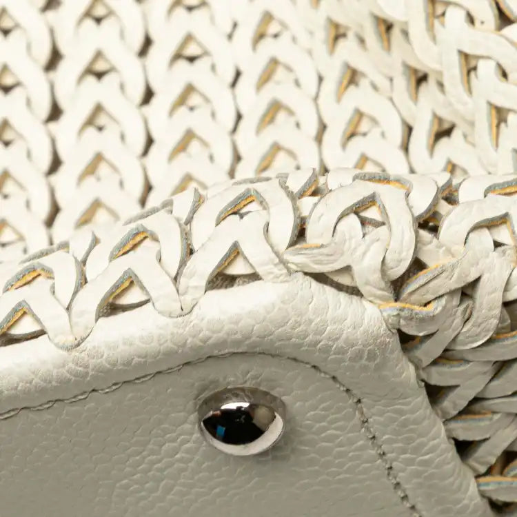 Chanel CC Woven Caviar Shoulder Bag