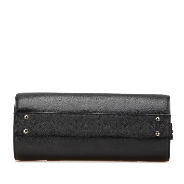 Burberry Leather Boston Bag