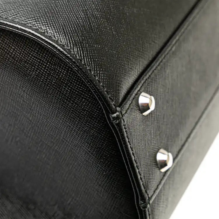Burberry Leather Boston Bag