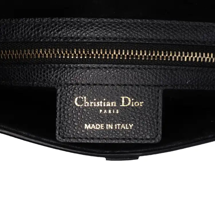 Dior Grained Calfskin Saddle Bag