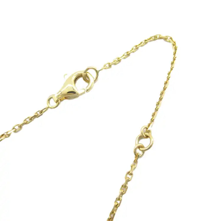 van cleef and arpels 18K Yellow Gold and Onyx Vintage Alhambra Pendant Necklace