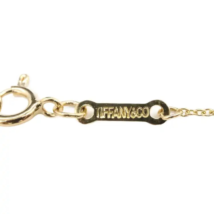 Tiffany 18K Yellow Gold Small Elsa Peretti Open Heart Pendant Necklace