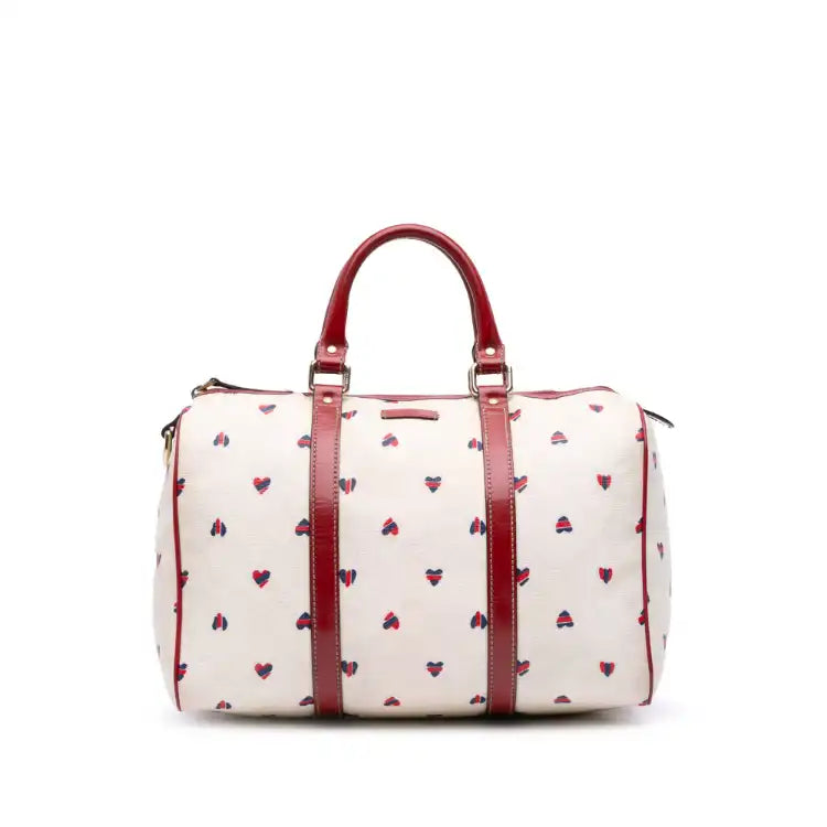 Gucci Medium GG Supreme Hearts Joy Boston