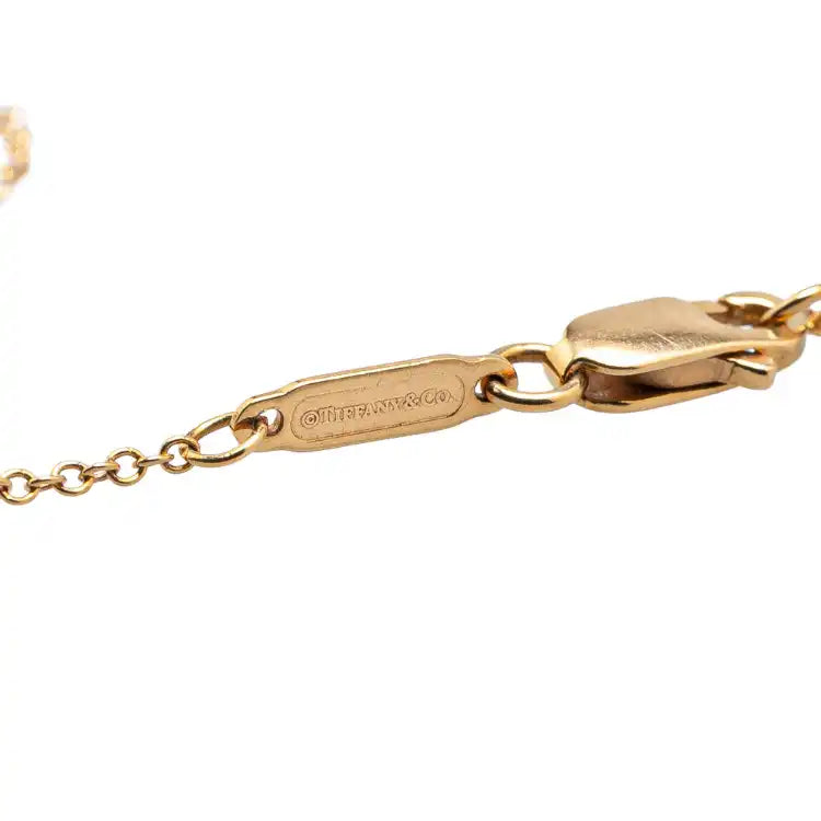 Tiffany 18K Yellow Gold Atlas X Open Pendant Necklace