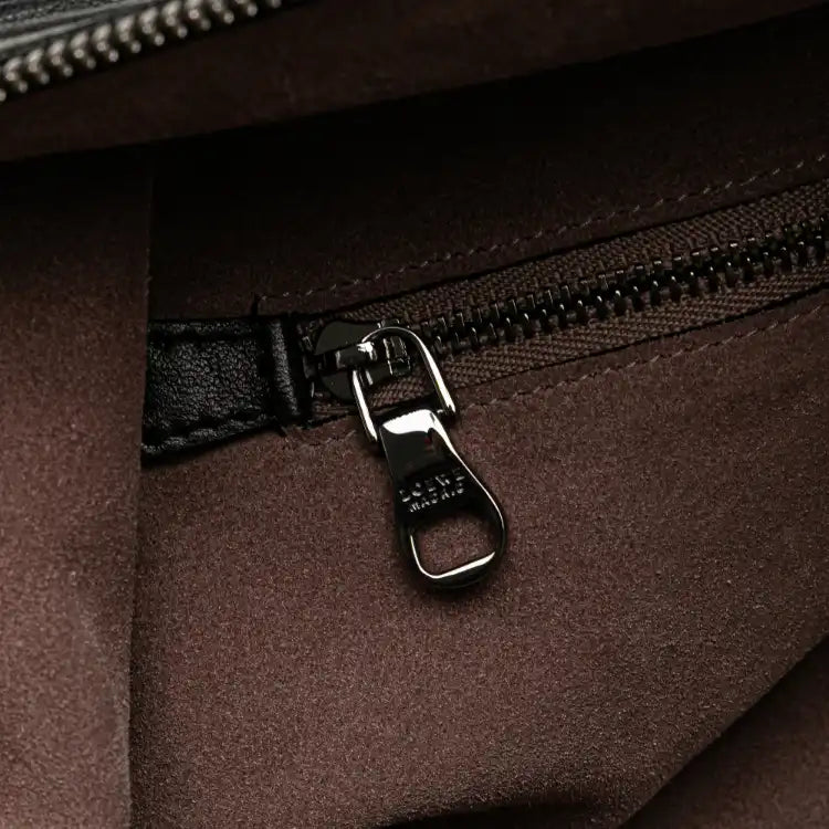 LOEWE Embossed Leather Canela Boston Bag