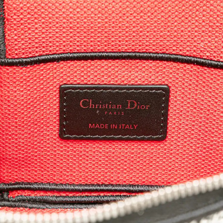 Dior Small Canvas Embroidered D Royaume d Amour Diortravel Vanity Case