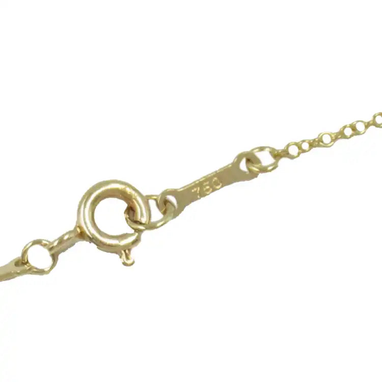 Tiffany 18K Yellow Gold Elsa Peretti Teardrop Pendant Necklace