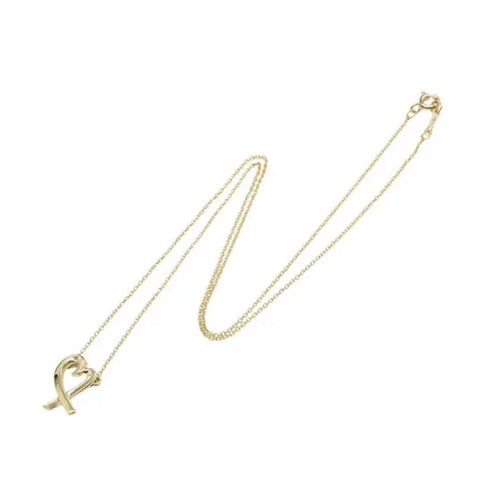 Tiffany 18K Yellow Gold Paloma Picasso Loving Heart Necklace