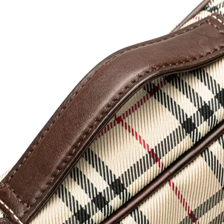 Burberry House Check Canvas Vanity Bag