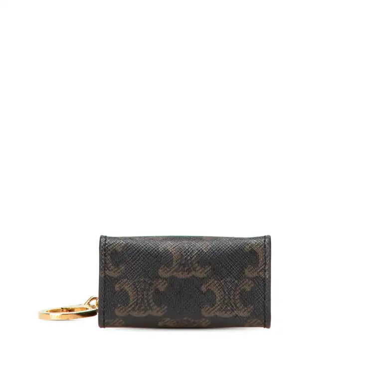 Celine Micro Triomphe Coated Canvas Vertical Cabas Bag Charm