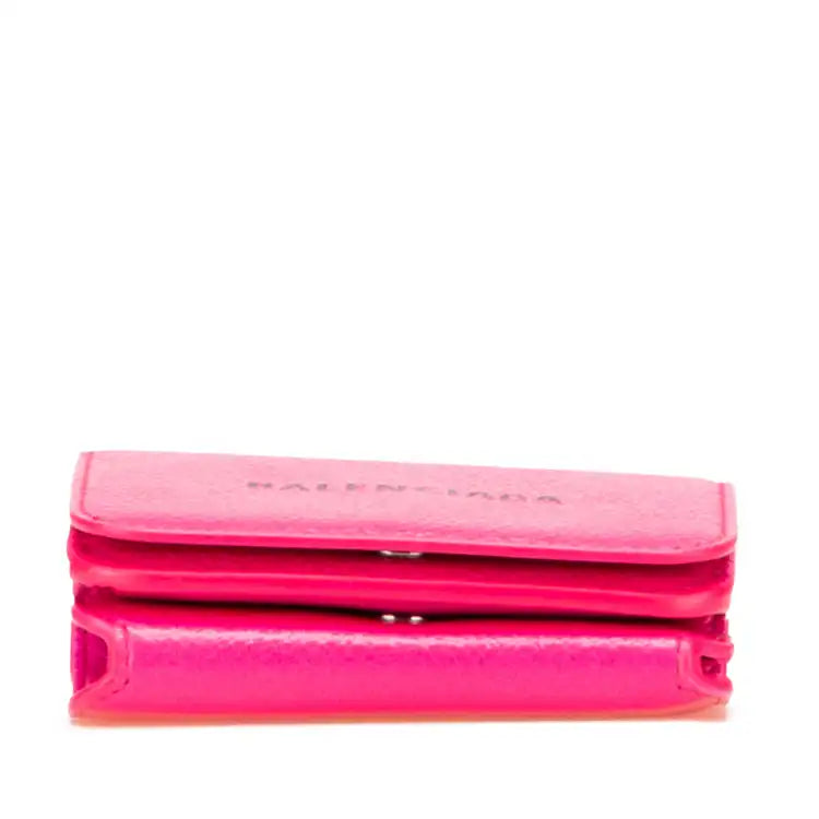 Balenciaga Mini Leather Cash Trifold Wallet