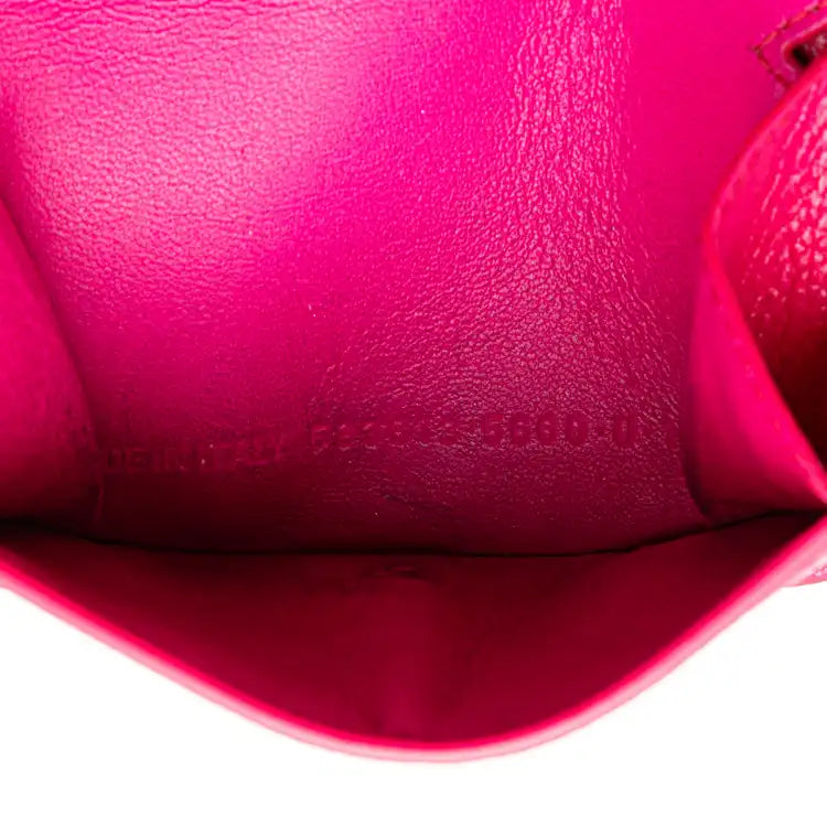 Balenciaga Mini Leather Cash Trifold Wallet