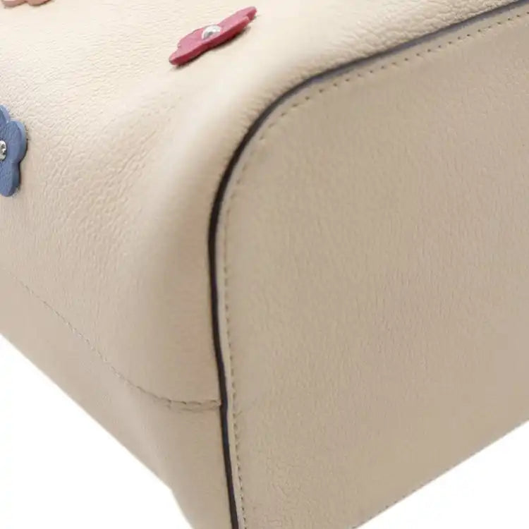 Louis Vuitton Flower Embellished Lockme Bucket Bag
