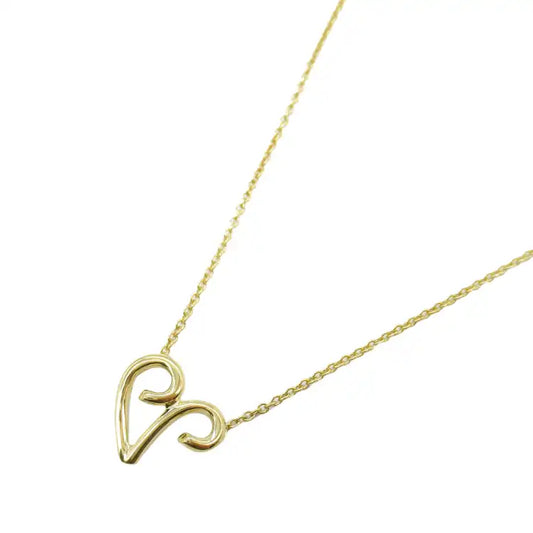 Tiffany 18K Yellow Gold Paloma Picasso Capricorn Pendant Necklace