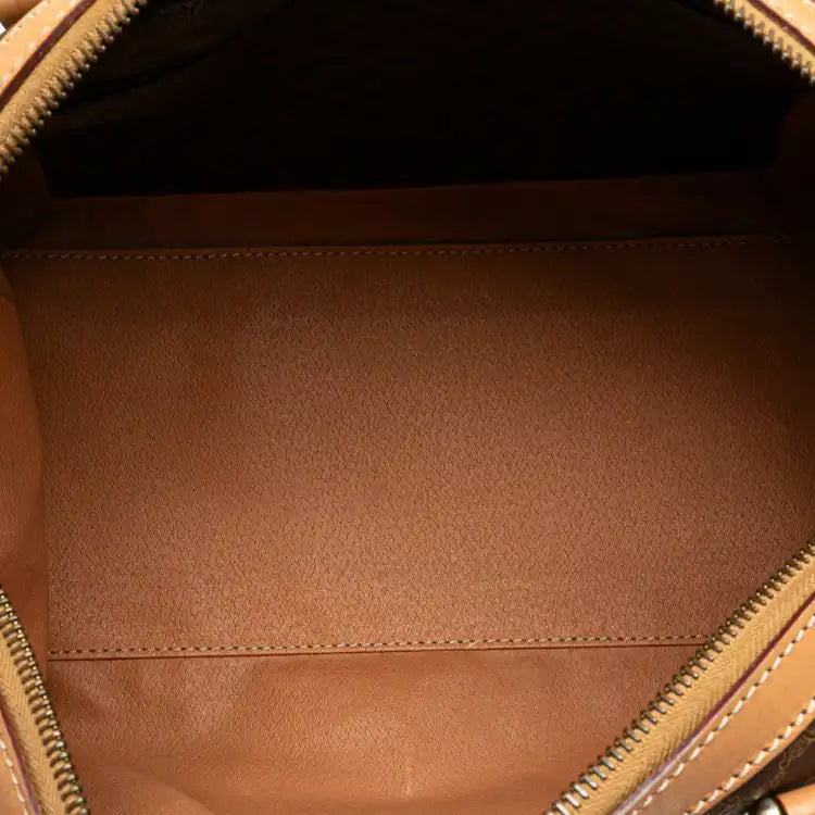 Celine Macadam Coated Canvas Boston Bag
