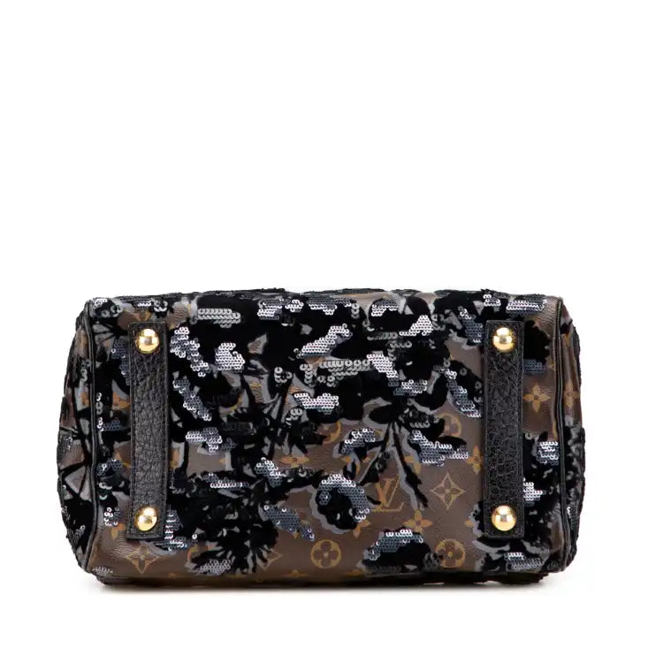 Louis Vuitton Monogram Fleur De Jais Sequins Speedy 30