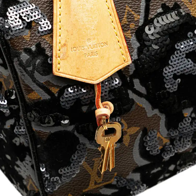 Louis Vuitton Monogram Fleur De Jais Sequins Speedy 30