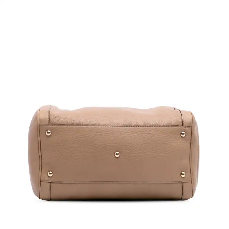 Gucci Pebbled Calfskin Soho Cellarius Boston