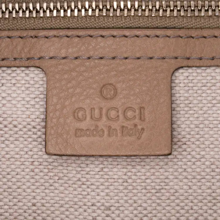 Gucci Pebbled Calfskin Soho Cellarius Boston
