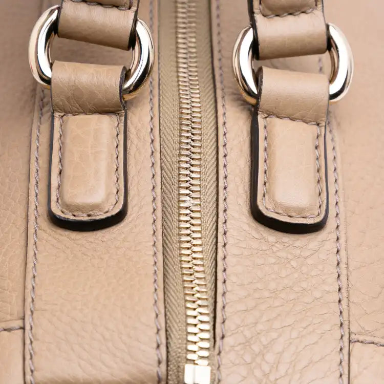 Gucci Pebbled Calfskin Soho Cellarius Boston
